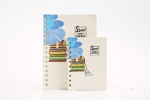 Hot selling a5 wholesale bulk spiral notebook with high quality for office supply