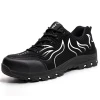 Hot Selling Cheap Flying Weaving Sports Safety Shoes with Steel Toe Cap and Steel