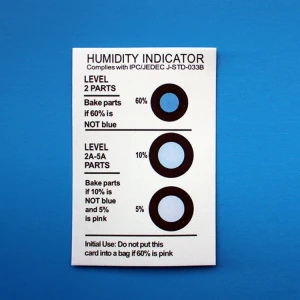 Hot selling chemical reagents Humidity Card Indicators 3 dots