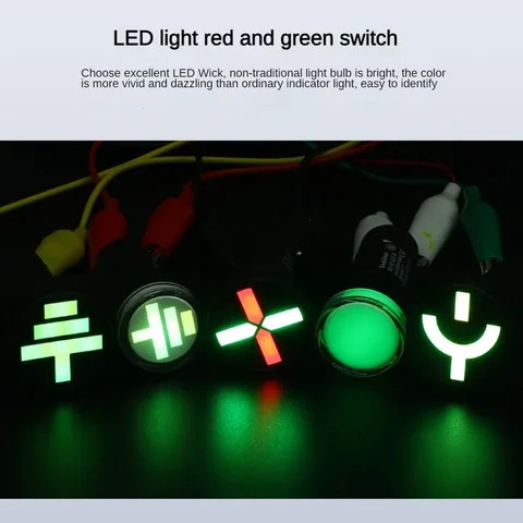 Hot Selling Grounding Open Circuit Position 22MM AD136-22 LED Red Green Dual Color Indicator Light for Mechanical Equipment