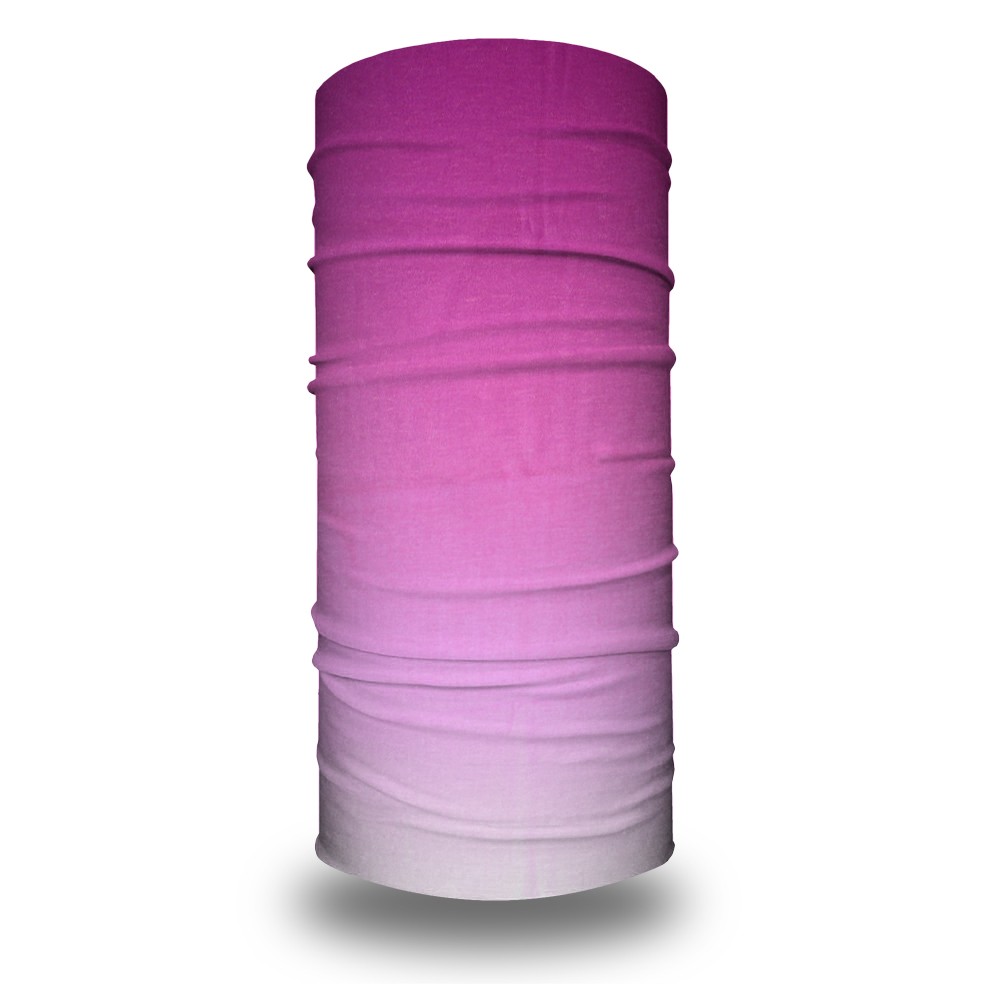 Hot Selling Seamless Face Shield Purple Gradient Color Bandana Neck Gaiter For Women Girls