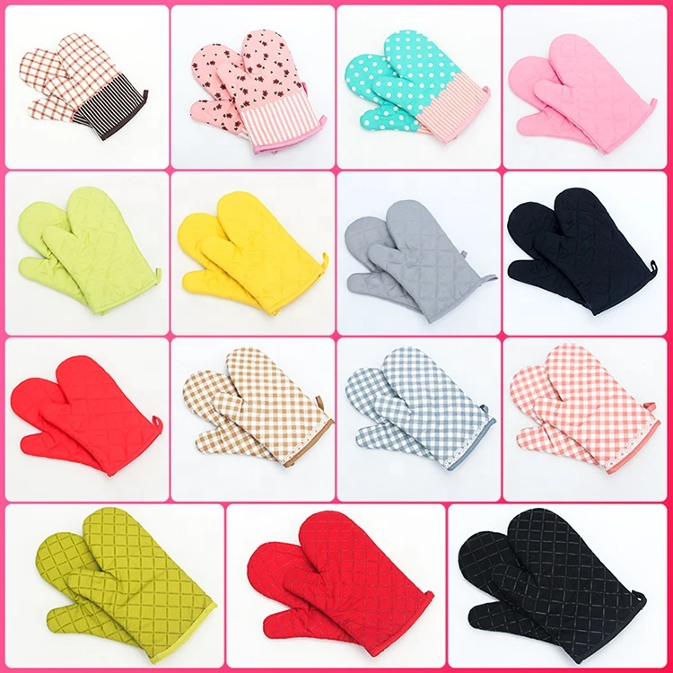 Hot Selling silicone printing grill mittens oven gloves extreme heat resistance gloves