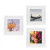 Import Hot Selling Square Art Gallery Ornament Classical Wall Restickable 8*8 Photo Frame from China