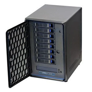 hot swap nas storage server servidor case rackmount 8 bay sas storage