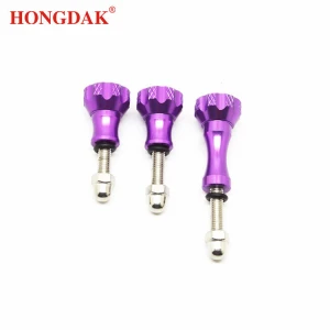 Hot Wholesale Gopros Camera Accessories Screw Thumb screws Set with Green Purple Gold Black Different Colors