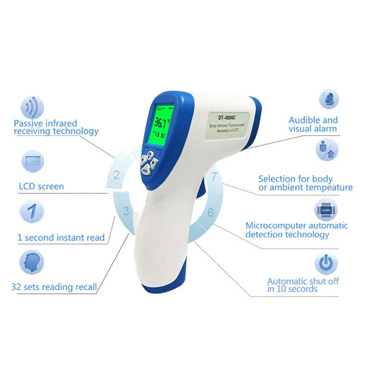 Household non-contact infrared thermometer termometro digital infrared thermometer-infrared