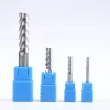 HRC45 milling cutter for aluminum solid carbide end mill with 2 or 3 flutes