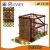 Huaxia adventure indoor playground equipment with climbing wall frame rope course playground indoor