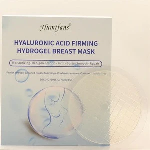 HumiFans Hyaluronic Acid Firming Hydrogel Breast care Mask for anti-aging and  hydration