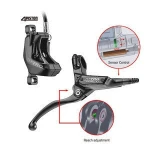 Hydraulic brakes ( front + rear+ brake rotors) for 5-10kW electric bike with power cut off