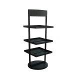 HYX-A026B Custom Wire Free Standing Nail Polish Display Rack, Nail Polish Display Floor Stand