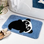 i@home household flocking mat water absorption suction woven floor bath mat