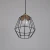 Import Indoor Outdoor Hallway Loft Geometric Metal Wire Cage Hanging Pendant Light from China