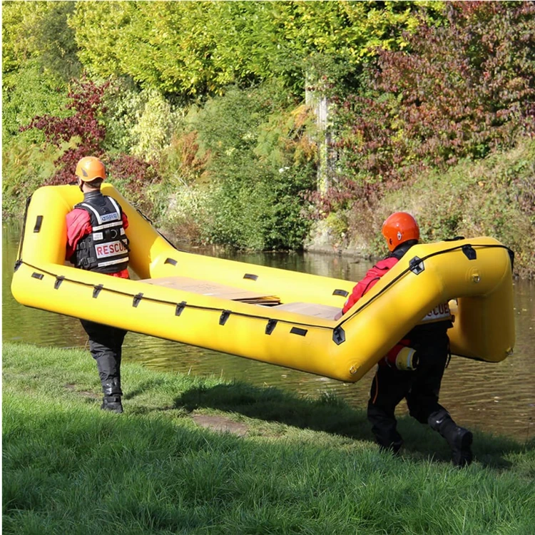 inflatable fishing rowing boat for water rescue