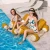 Inflatable Floating Water Toys Aerated Battle Logs Pool Party Play Boat Raft Collision Water Game Swimming Floating Row Seat