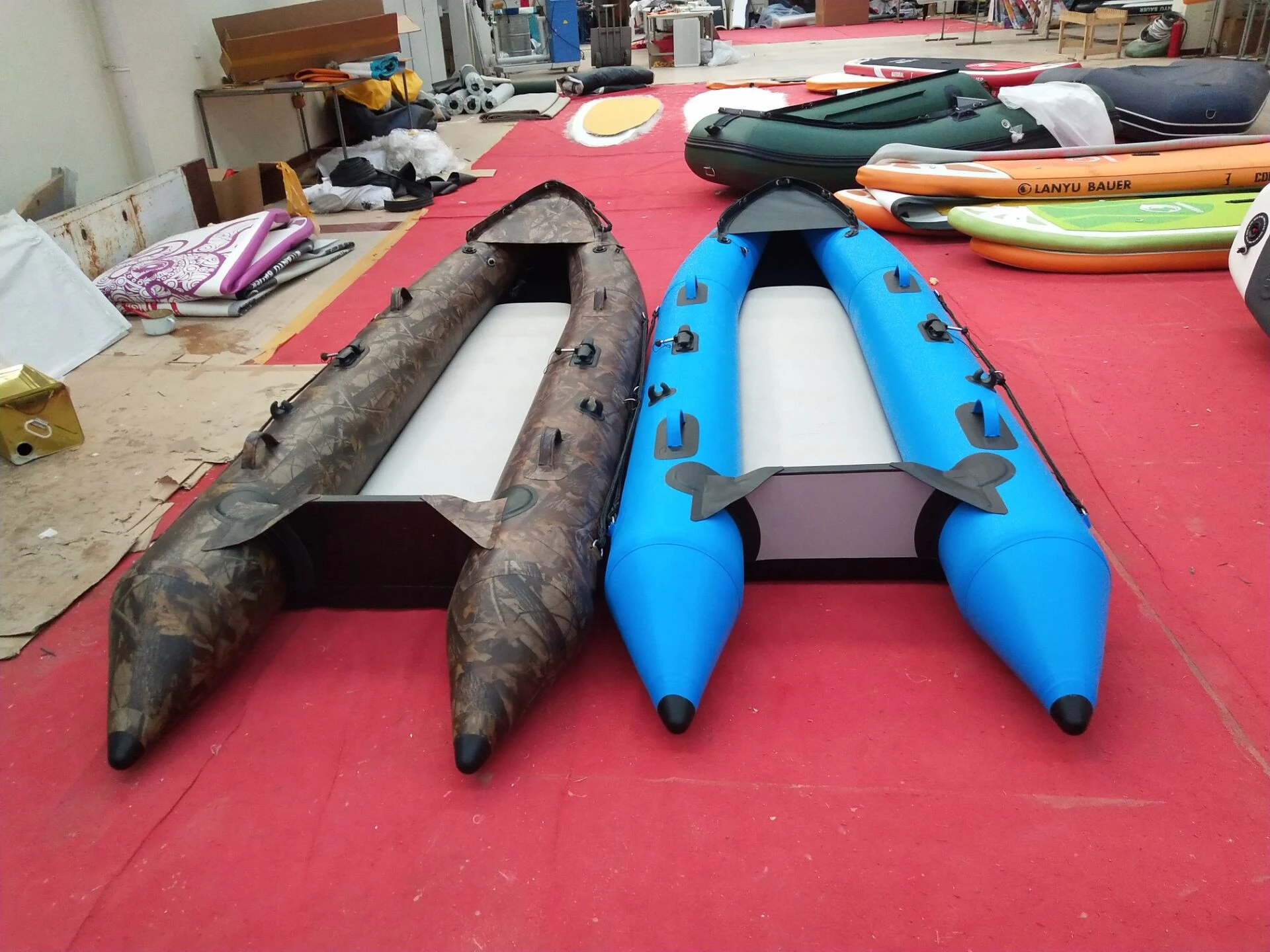 inflatable kayak PVC kayak canoe with transom