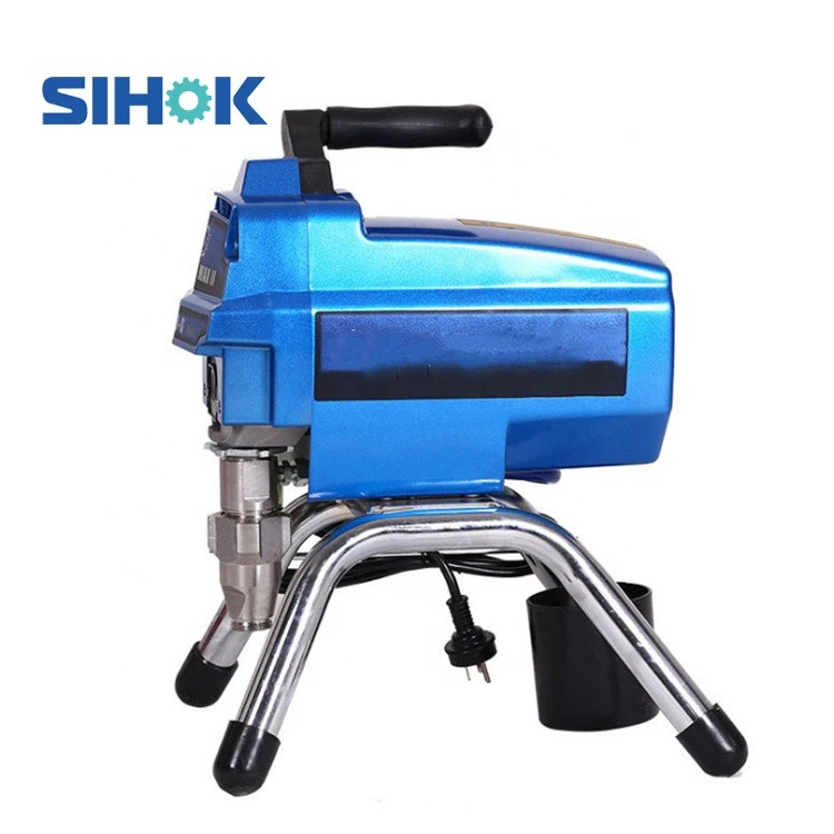 Intelligent electric high pressure steel structure spray paint machine latex paint airless paint sprayer with low price