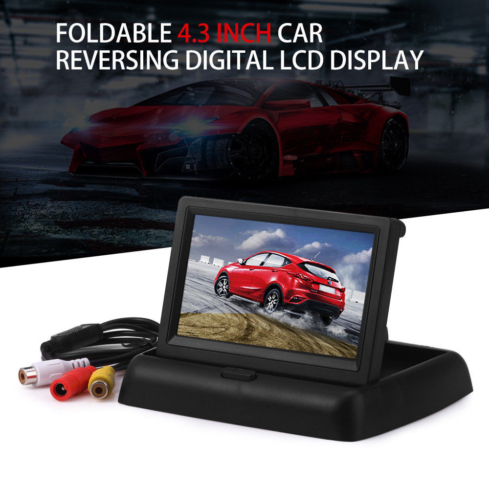 Buy Iposter 4.3" Car Reverse Screen Display Foldable Car Rear View Lcd