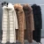 Janefur Winter Wool Coat Natural Fur Coat Knitted Long sweater with Real Fox Fur Hood 120-125 cm length Fur cardigan