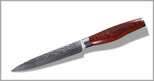 Japanese Damascus Steel Super Sharp Carbon Steel King Kitchen Slicing Knife