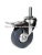 Import JH3 PVC or rubber pvc casters castors and wheel with total brake from China