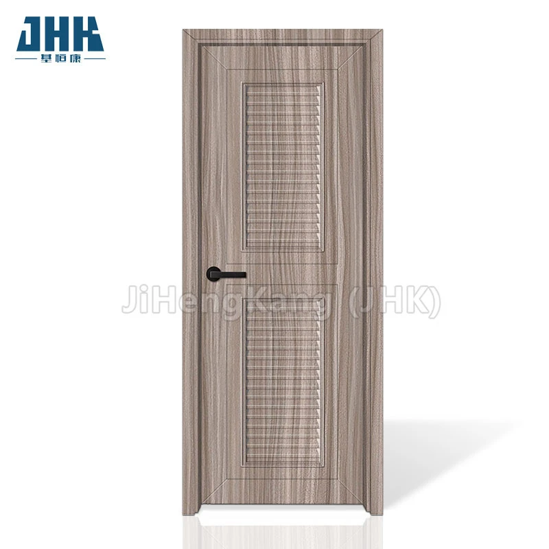 JHK- ABS Wood Plastic Door Fancy Flush Door With Grooves