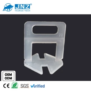 JNZ-TA-TLS-C newest good selling tile leveler 1.5mm quick installation clip plastic spacer tile leveling system