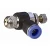 Import JSC Air Push Pneumatic Connector/External Thread Throttle Valve from China