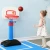 Import Kids Basketball Set Indoor Outdoor Movable Adjustable Basketball Stand For Kids from China