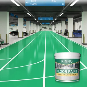 Kinno Factory Sale polyurethane Resin Floor Coating Garage Floors Basements Epoxy Concrete floor paint