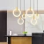 Import Kitchen Lobby Bar Loft Dinning Room Circle Modern Round Ring Led Pendant Light Simple Diy Led Circle Chandelier from China