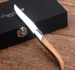 Knife Set Kitchen Accessories Tools Amazon Stainless Steel High Quality 6 pcs steak knife set  with wooden handle