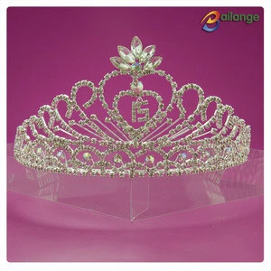 Ladies Hair Accessories beauty wholesale rhinestone pageant crowns tiaras