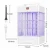Import Large Area Coverage 600 Square Meter UV Bulbs Bug Zapper Electronic Mosquito Killer Lamp from China
