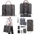 Import Large capacity mens Suit bag canvas leather trim clothing bag Travel short vacation business trip storage Duffel Bag from China