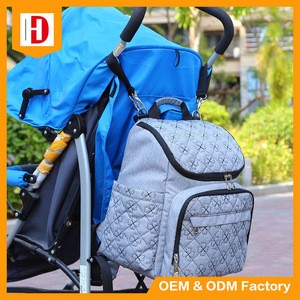 Large capacity mommy bag fashion mother maternity backpack multifunctional baby diaper bag simple baby stroller bag