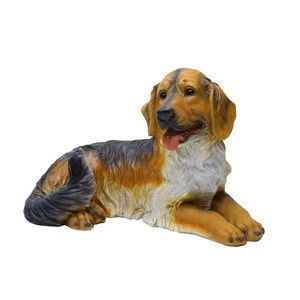 Large Outdoor Garden Sculpture Resin Animal Dog Statues For Sale