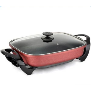 large size die-cast aluminum square electric hot pan