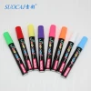 Latest 12 package 6mm bullet tip chalk sharpie marker pens for drawing and mark
