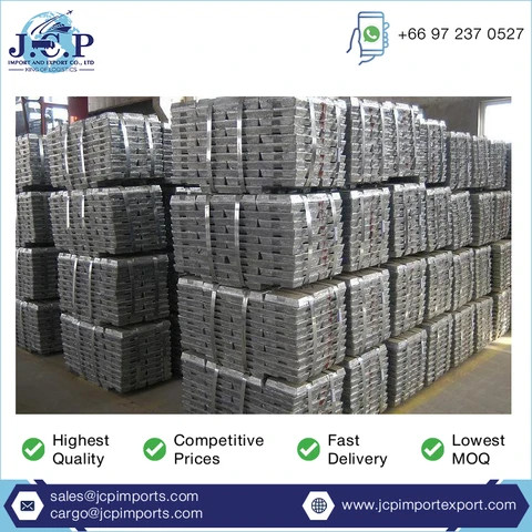 Latest Stock Arrival of 100% Genuine Quality Non Alloy ADC12 Grade Pure Aluminum Ingots with Custom Logo from Thailand