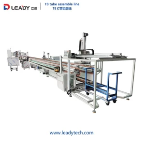 Leady T8 &amp; T5 lamp tube automatic assembly line