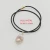 Import LEATHER nature freshwater PEARL NECKLACE PEARL PENDANT with magnet closer from China