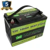 LED Indicator Lifepo4 Battery 12V 100Ah Lithium Ion Battery Packs For RV Solar System Yacht Golf Carts