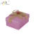 Import Light foldable paper candy box in pink color printing with butterfly knot from China