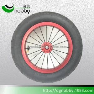 Lightweight balance bike wheel Children toy bike wheel Wooden Toy bicycle pneumatic air wheel