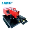 LINKO Factory Direct Sale Easy to Carry Semi Auto Magnetic Heat Press Machine  for sublimation fabric textile wood glass