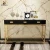 Import Living room light luxury custom table cabinet furniture stainless steel italian hobby lobby console table from China