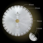 Low Noise good quality  Segment Diamond Saw Blade 16 Inch Granite Cutting Blade 400mm