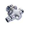 Low price brass foot pedal push button durable flush valves for office toilet
