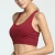 Low price shockproof sports bra with pockets on the back to hold the phone without steel ring